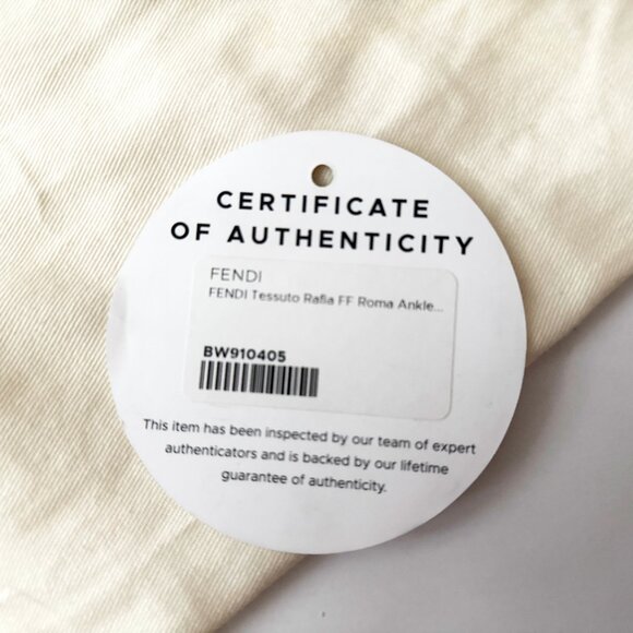 Fendi FF Canvas Black Ankle Strap Espadrilles - Picture 6 of 7